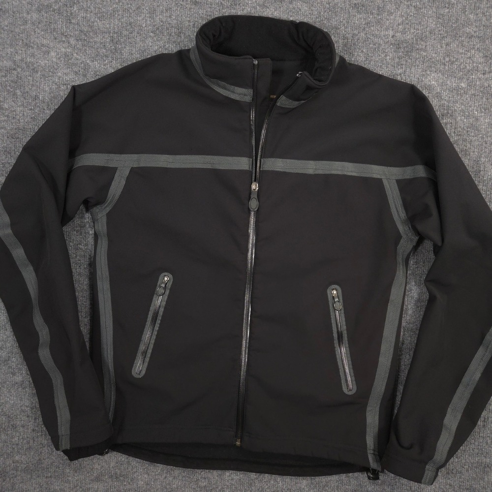 Boys Scouts of America Trektek TruNorth Jacket Mens S Black Fleece Lined Outdoor